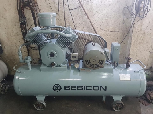 **ขายถูกๆ ปั้มลมมือสองจากญี่ปุ่น** HITACHI-BEBICON 10 แรง ถัง 280ลิร ทดสอบเรียบร้อย ทุกระบบทำงานได้ดีมากๆ นิ่งๆเงียบๆพร้อมใช้งานครับ