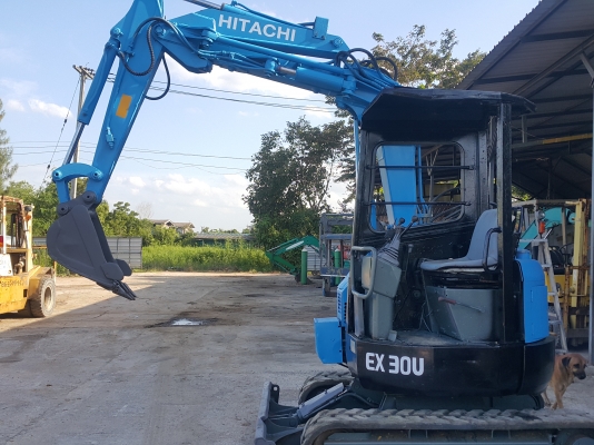 รถแบคโฮ HITACHI EX30 รถเก่านอกนำเข้า ยังไม่เคยใช้งานในไทย คอนโทลสั้น ปั๊มนิ้ว มีไลน์หัวกระแทกไฟฟ้า รถสวย สภาพดี พร้อมใช้งาน มีเอกสารใบอินวอยซ์ มี VDO การทำงานให้ชม