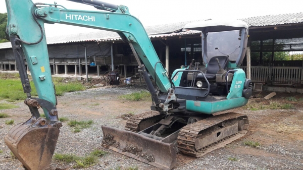มี VDO ให้ชม. HITACHI EX30-2 เอกสารอินวอย คอลโทรลสั้น ปั๊มนิ้ว ราคา 200000