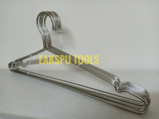 ไม้แขวนเสื้อสแตนเลส ขนาด 45 CM