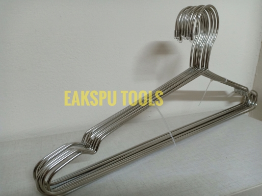 ไม้แขวนเสื้อสแตนเลส ขนาด 45 CM