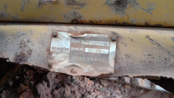 มี VDO ให้ชม. KOMATSU PC120-6 เอกสารอินวอย ระบบไฟเต็ม ราคา 560000