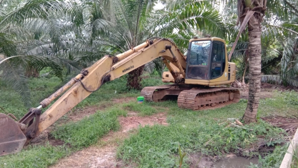 มี VDO ให้ชม.KOMATSU PC120-6 เอกสารอินวอย ระบบไฟเต็ม ราคา 560000