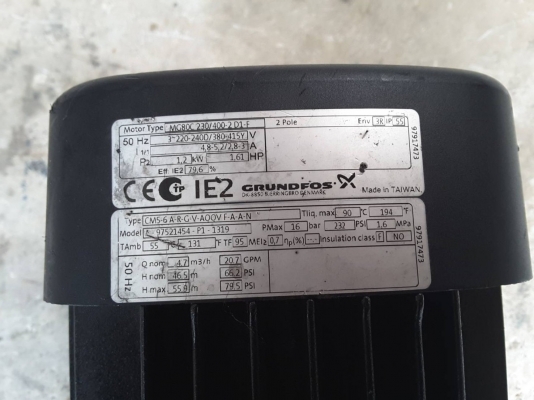 ปั๊มน้ำ GRUNDFOS