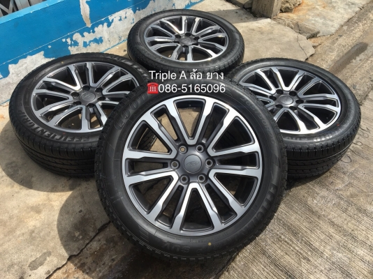 ล้อแม็กป้ายแดง Ford Everest ขอบ 20 รุ่นใหม่ล่าสุด พร้อมยางป้ายแดง 265-50-20 Goodyea ปี 18 แม็กสวยกริ๊บ