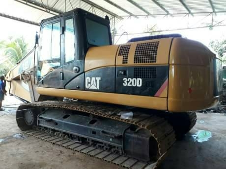 ขายรถแบคโฮ CAT 320 D เอกสารชุดจดทะเบียน ไมล์ 4500 ชม.ราคา 1850000