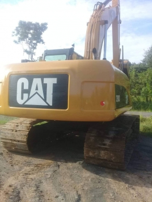 ขายรถแบคโฮ CAT 320 D เอกสารเล่มทะเบียน ไมล์ 4408 ชม.ราคา 1850000