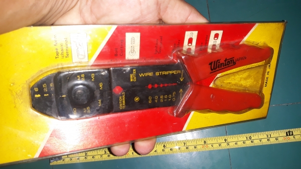 ขายคีมย้ำหางปลา WINTON MADE IN JAPAN.ใหม่เก่าเก็บ ขายคีมย้ำหางปลา WINTON MADE IN JAPAN.ใหม่เก่าเก็บ