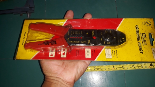 ขายคีมย้ำหางปลา WINTON MADE IN JAPAN.ใหม่เก่าเก็บ ขายคีมย้ำหางปลา WINTON MADE IN JAPAN.ใหม่เก่าเก็บ