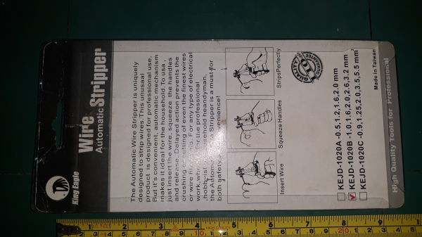 ขายคีมปอกสายไฟ KINGEAGLE MADE IN TAIWAN. เก่าเก็บ ขายคีมปอกสายไฟ KINGEAGLE MADE IN TAIWAN. เก่าเก็บ
