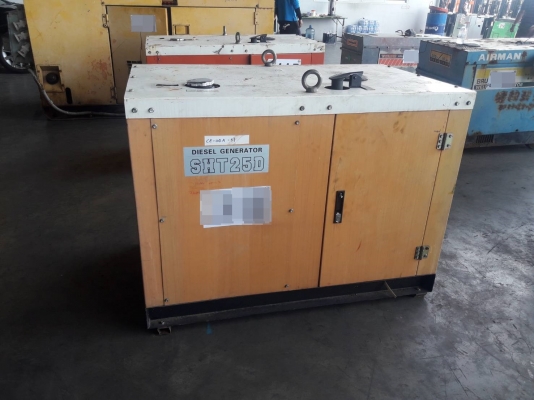 ขายเครื่องปั่นไฟ Diesel Generator SHT25D ปั่นไฟ 20KVA สามารถปั่นไฟได้220V.และ380V. (1เฟสและ3เฟส) เครื่องยนต์ดีเซล 3 สูบ ของเก่านอก สภาพพร้อมใช้งาน ขายเครื่องปั่นไฟ Diesel Generator SHT25D ปั่นไฟ 20KVA สามารถปั่นไฟได้220V.และ380V. (1เฟสและ3เฟส) เครื่องยนต์ดีเซล 3 สูบ ของเก่านอก สภาพพร้อมใช้งาน