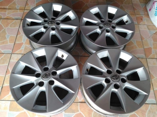 ล้อแม็กเปล่า Toyota Alphard ขอบ 17 เดิมๆ ขายถูกตามสภาพ ทั้งชุด 4800.-NET *** ราคานี้รับของเองหน้าร้านเท่านั้นนะคะ งดส่ง ตจว.ค่ะ ***