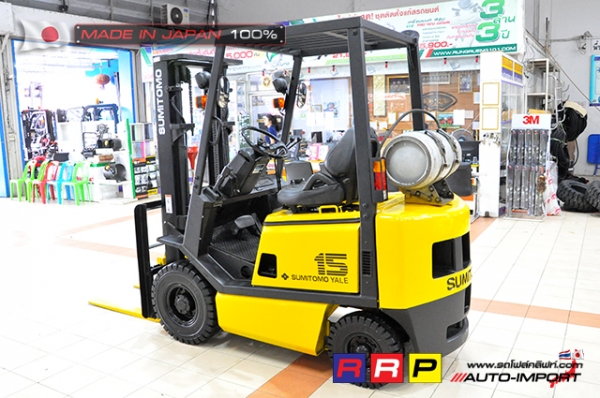 ขายรถโฟล์คลิฟท์มือสอง SUMITOMO รุ่น FG15PVIIFE-G1J-10443 นำเข้าจากประเทศญี่ปุ่น 100\% ไม่เคยใช้งานในไทย ขายรถโฟล์คลิฟท์มือสอง SUMITOMO รุ่น FG15PVIIFE-G1J-10443 นำเข้าจากประเทศญี่ปุ่น 100\% ไม่เคยใช้งานในไทย