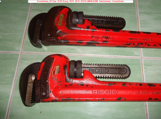 ขายประแจจับท่อ RIDGID รุ่น ด้ามตรง ด้ามจับเหล็กหล่อ ขนาด 24 นิ้ว USA. ขายประแจจับท่อ RIDGID รุ่น ด้ามตรง ด้ามจับเหล็กหล่อ ขนาด 24 นิ้ว USA.