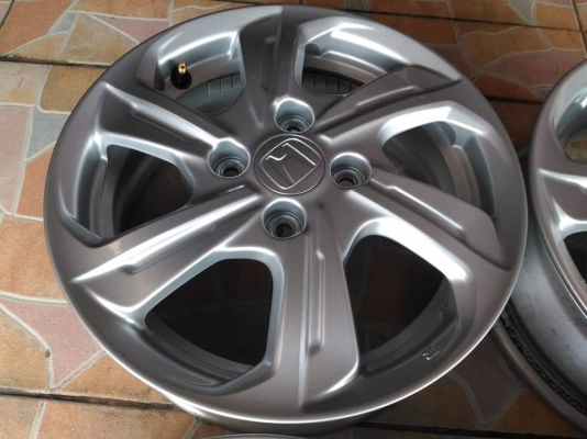 ล้อแม็กเปล่าถอดป้ายแดง Honda Brio Amaze ขอบ 14 สภาพสวย เดิมๆ สีเดิม  ขายถูกๆ ทั้งชุด 4900.-*** ใส่ฟรี รับเทิร์น รับบัตรเครดิตทุกธนาคาร ส่งทั่วไทย ***