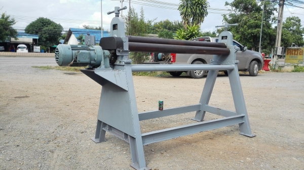 #เครื่องม้วนเหล็กแผ่น 4 ฟุต 120 cm เพลาตัน ม้วนหนา 3 mm พร้อมใช้