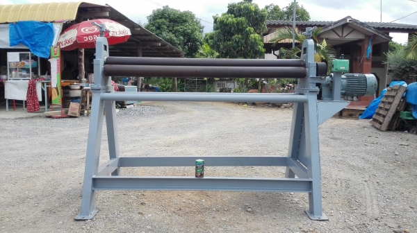 #เครื่องม้วนเหล็กแผ่น 4 ฟุต 120 cm เพลาตัน ม้วนหนา 3 mm พร้อมใช้