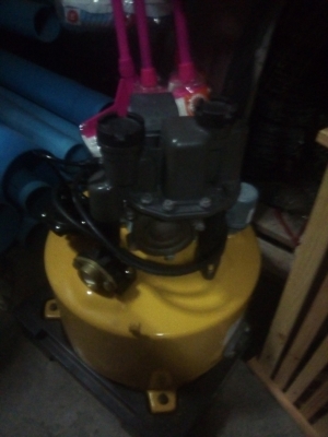 ขายปั่มน้ำออโต้มิสชุ  255 w 3000 บาท