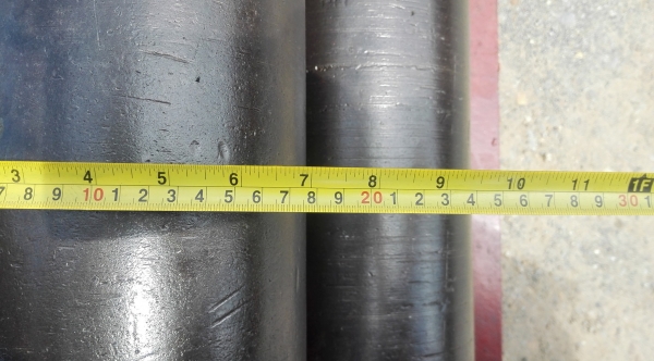 #เครื่องม้วนเหล็กแผ่น ยาว 10 ฟุต 3 เมตร เพลาตัน ม้วนหนา 6-9 mm มีตัวกดกลางพร้อมใช้