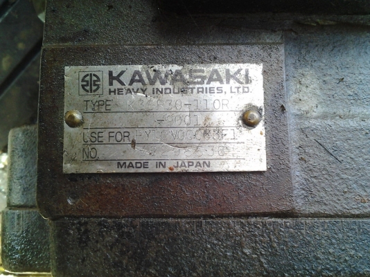 ขายปั๊ม KAWASAKI ปั๊ทเดิม ใช้กับ Kobelco sk045