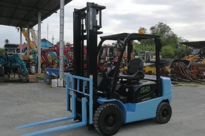 ขาย รถโฟคลิฟท์ SUMITOMO 2.5ตัน ดีเซล เสา 4เมตร นำเข้าจากญี่ปุ่น โทร.090-986-2521 อ๊อบ
