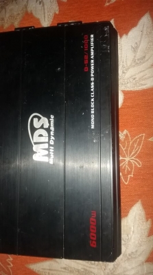 เพาเวอร์แอมป์ คลาสดี 6000 w ยี้ห้อ MDS เพาเวอร์แอมป์ คลาสดี 6000 w ยี้ห้อ MDS