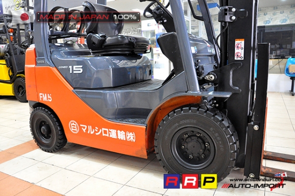 ขายรถโฟล์คลิฟท์มือสอง TOYOTA รุ่น 8FG15-33916 นำเข้าจากประเทศญี่ปุ่น 100\% ไม่เคยใช้งานในไทย ขายรถโฟล์คลิฟท์มือสอง TOYOTA รุ่น 8FG15-33916 นำเข้าจากประเทศญี่ปุ่น 100\% ไม่เคยใช้งานในไทย