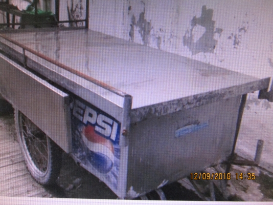 ขออนุญาต  ขายรถเข็นแสตนเลสใหญ่สภาพใหม่  5800บาท