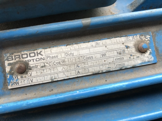 ขายปั๊มน้ำหอยโข่ง Paco by Grundfos made in USA. ใบพัดทองเหลือง รุ่นใบใหญ่ ส่งน้ำไกล ขนาดเข้า 4นิ้ว ออก 3นิ้ว พร้อมมอเตอร์ 25HP. 380V มีครบชุดพร้อมแท่น สภาพสวย หมุนนิ่ม พร้อมใช้งาน มี 3ชุด ขายปั๊มน้ำหอยโข่ง Paco by Grundfos made in USA. ใบพัดทองเหลือง รุ่นใบใหญ่ ส่งน้ำไกล ขนาดเข้า 4นิ้ว ออก 3นิ้ว พร้อมมอเตอร์ 25HP. 380V มีครบชุดพร้อมแท่น สภาพสวย หมุนนิ่ม พร้อมใช้งาน มี 3ชุด