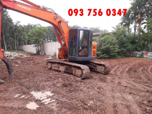 ขายรถแบคโฮติดหัวคีบไม้ HITACHI EX135US-5