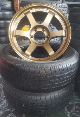 ขายล้อใหม่ขอบ18 TE37 SUV ก้านยก พร้อมยาง\%