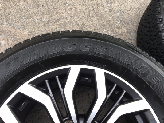 ล้อแม็ก ISUZU MU-X ขอบ17 พร้อมยาง 255-65-17 Bridgestone ปี 16 ดอกหนาปึกทุกเส้น