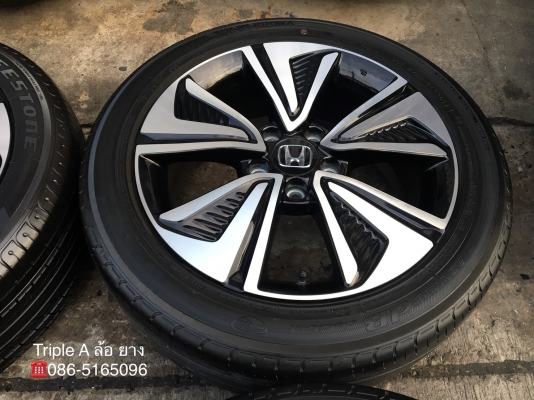 ล้อแม็ก Honda Civic FK ขอบ 17 พร้อมยาง 215-50-17 Yokohama  ปี 17