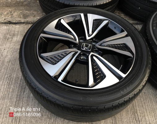 ล้อแม็ก Honda Civic FK ขอบ 17 พร้อมยาง 215-50-17 Yokohama  ปี 17