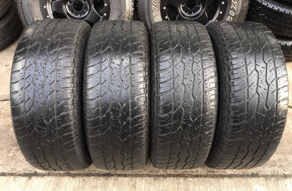 ล้อแม็ก SSW Racing  6รู139 ขอบ 17 สีดำขอบเงา พร้อมยาง Maxxis 265-65-17 ปี 15