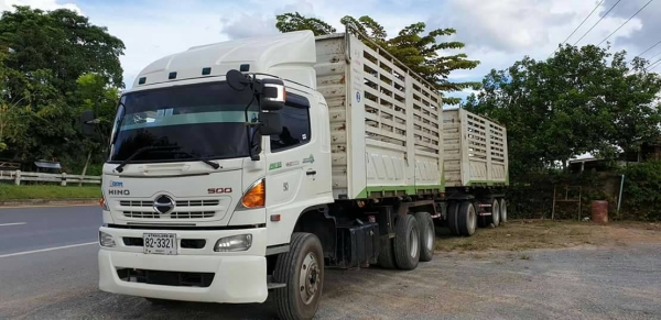 ขายรถบรรทุก 22 ล้อพ่วงแม่ลูกดัมพ์ HINO MEGA 344 แรงม้าปี 2556 จัดไฟแนนซ์ได้ 2300000 ราคา 2650000
