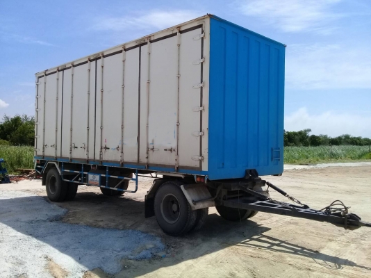 ขายด่วน หางพ่วงตู้ทึบ 2 คานสวยๆ พร้อมใช้