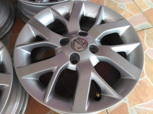 ล้อแม็กเปล่าถอดป้ายแดง Nissan Note ขอบ 15 สวยๆเดิมๆ ทั้งชุด 6,900.- เทิร์นได้ใส่ฟรีรับบัตรส่งทั่วไทย ล้อแม็กเปล่าถอดป้ายแดง Nissan Note ขอบ 15 สวยๆเดิมๆ ทั้งชุด 6,900.- เทิร์นได้ใส่ฟรีรับบัตรส่งทั่วไทย