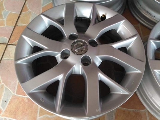 ล้อแม็กเปล่าถอดป้ายแดง Nissan Note ขอบ 15 สวยๆเดิมๆ ทั้งชุด 6,900.- เทิร์นได้ใส่ฟรีรับบัตรส่งทั่วไทย ล้อแม็กเปล่าถอดป้ายแดง Nissan Note ขอบ 15 สวยๆเดิมๆ ทั้งชุด 6,900.- เทิร์นได้ใส่ฟรีรับบัตรส่งทั่วไทย