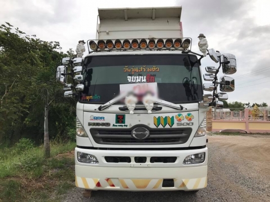 HINO MEGA FM1J  260 แรงม้า ปี 47 แม่เดี่ยวดัมพ์สามมิตร เครื่อง/เกียร์เดิมดี รถสวยพร้อมใช้งาน เอกสารพร้อมโอน