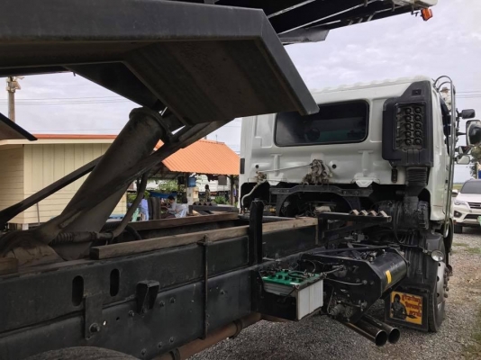 HINO MEGA FM1J  260 แรงม้า ปี 47 แม่เดี่ยวดัมพ์สามมิตร เครื่อง/เกียร์เดิมดี รถสวยพร้อมใช้งาน เอกสารพร้อมโอน