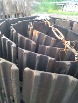 โซ่พร้อมใบ ใส่รถ CAT 312D ใส่รถแทรกเตอร์ CAT D4 ได้ ของเก่านอกนำเข้า สภาพดี พร้อมใช้งาน