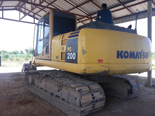 ขาย KOMATSU PC200-8  เอกสารเล่มทะเบียน ทำงาน 9,xxx ชม รถพร้อมใช้