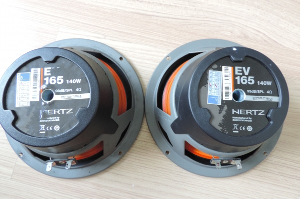 ลําโพงไฮเอนด์ แบรนด์ดัง Italy แยกชิ้น HERTZ ESK EV 165 มือสองครับ