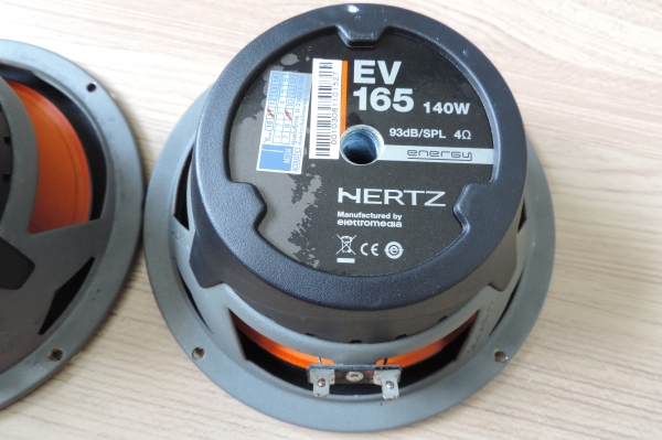 ลําโพงไฮเอนด์ แบรนด์ดัง Italy แยกชิ้น HERTZ ESK EV 165 มือสองครับ