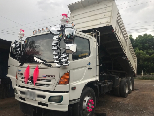 Hino mega 260 แรง ปี 49 แม่เดี่ยวดัมพ์สามมิตร เครื่อง/เกียร์เดิมดี มีระบบลากพ่วง ทะเบียนพร้อม