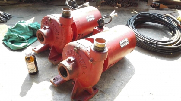 ปั้มน้ำหอยโข่งใบพัดทองเหลือง ARMSTRONG USA ขนาด 3 HP 380V ท่อ 1.5&rdquo; H 66 ft สภาพสวยพร้อมใช้