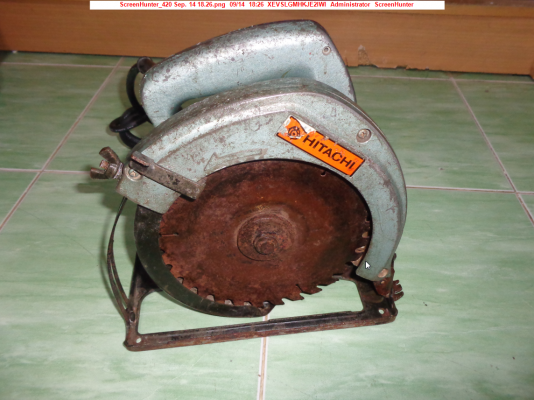 ขายเลื่อยวงเดือน 7&quot; Hitachi Circular Saw C7 ตัวมิเนียม อึด ทน