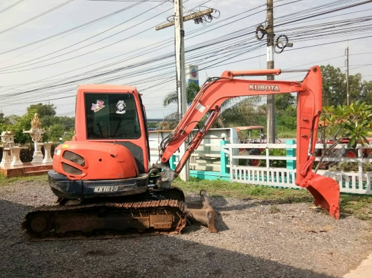 ขายรถแบคโฮ KUBOTA KX1613 เอกสารเล่ม ไมล์ 9400 ชม.ราคา 490000