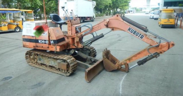 ขาย  รถขุด คูโบต้า Kubota kh 8h  แทร็กเหล็ก
